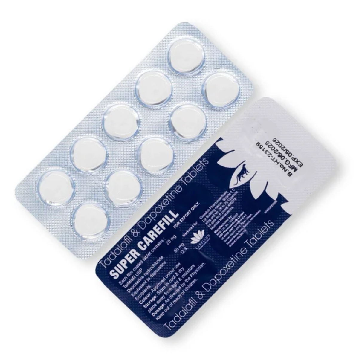Super Carefill Tadalafil + Dapoxetine